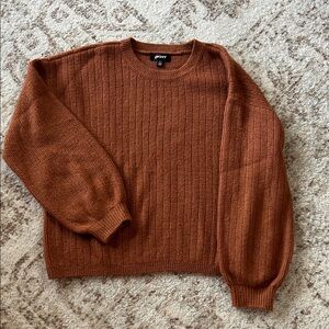 Like new DKNY Rust Crew Sweater, Womens M